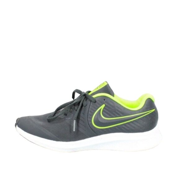 Nike Other - Nike Star Runner 2 Black Green Mesh Grade School Gym Shoes Size 5.5Y